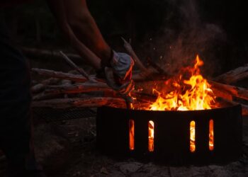 Feuerstelle im Garten